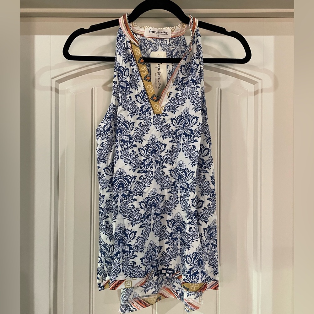 NEW with tags - Shop Impressions Boutique paisley tank (Size Small)
